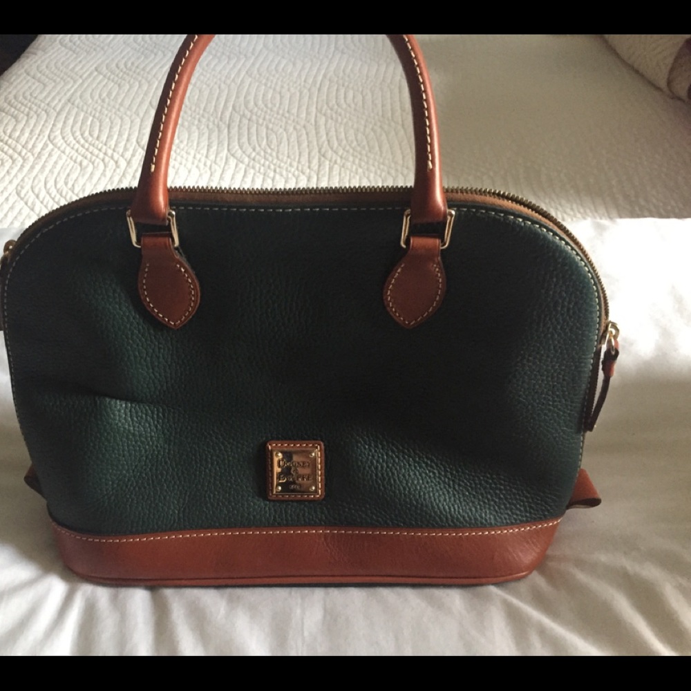 Dooney and Bourke green leather handbag